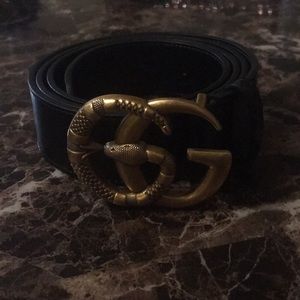 Gucci snake belt 50in